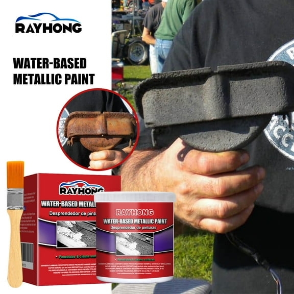 Ready-to-Use Water-Based Rust Converter Primer with Brush Eco-Friendly, No Sanding Required, for Metal, Automotive & DIY Projects