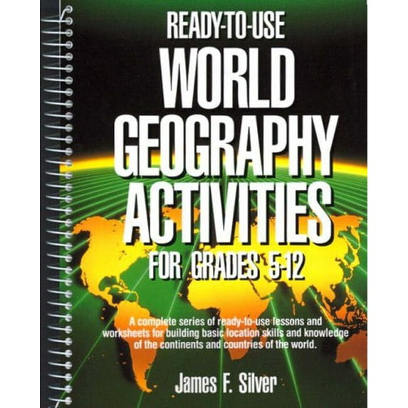 Pre-Owned Ready-To-Use World Geography Activities For Grades 5-12 Paperback - USED