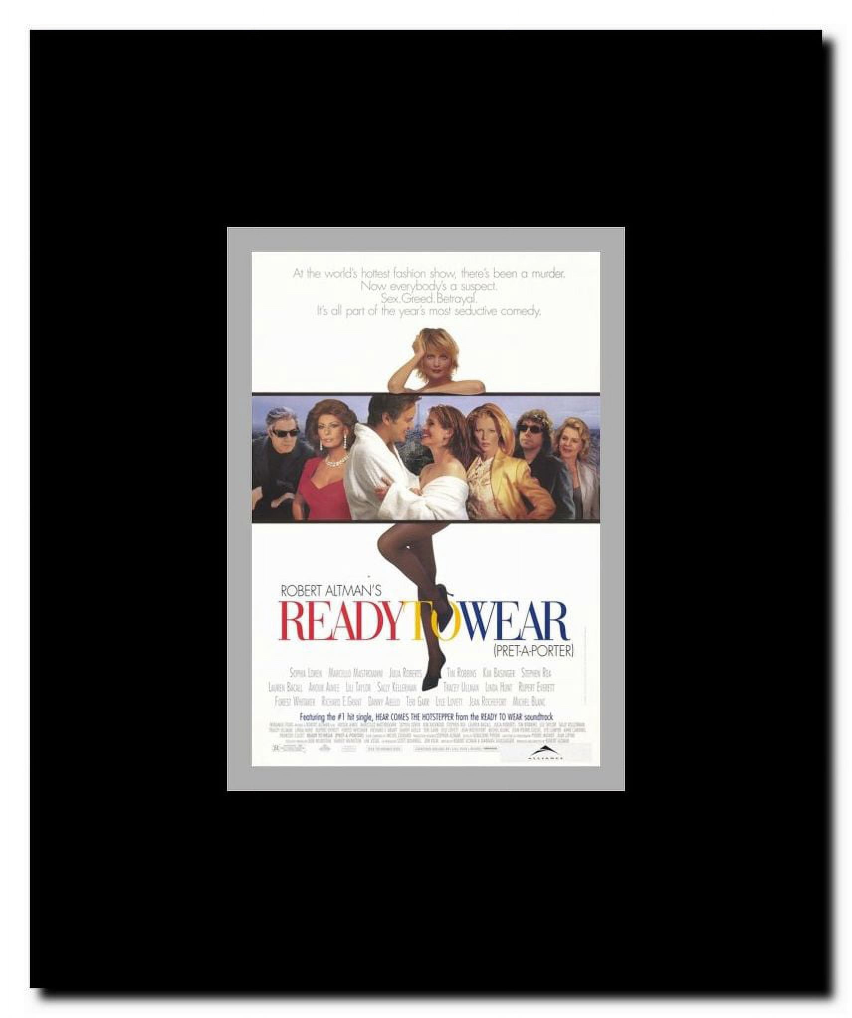 Ready to Wear Framed Movie Poster