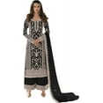 thumbnail image 1 of Ready to Wear Indian Pakistani Shalwar Kameez Suits Designer Palazzo Outfits ( Black, 5XL - 52 ), 1 of 6