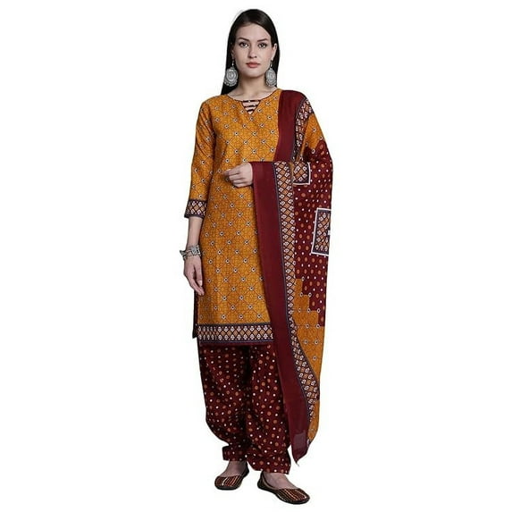 Ready to Wear Indian Style Cotton Salwar Kameez Punjabi Designer Dress