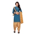 thumbnail image 1 of Ready to Wear Indian pakistani Designer Crepe Salwar Suit With Matching Dupatta For Women, 1 of 4