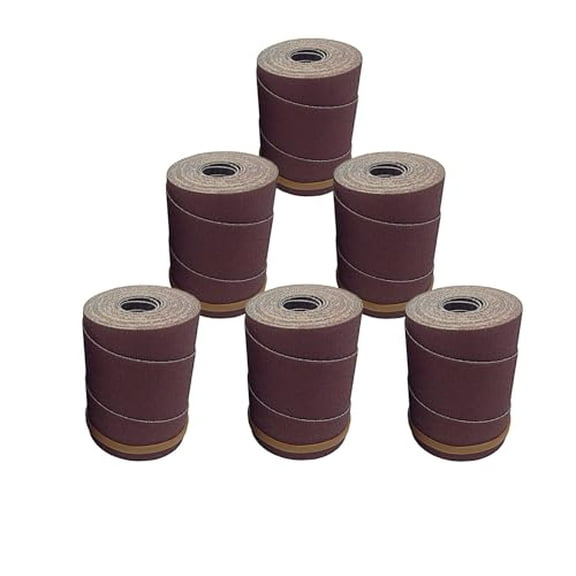 Ready-to-Wrap Sandpaper Rolls | 240 Grit | 6 Pack | for Jet & Performax 22-44 & 22-44 Plus/Pro Drum Sanders by$$Tools & Hardware Other