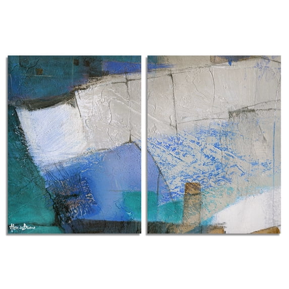 Ready2HangArt 'Bueno Exchange XXIX' 2-Pc Abstract Canvas Art Set