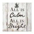 thumbnail image 1 of Ready2HangArt Christmas Silent Night Textual Canvas Wall Art, 1 of 4