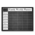 thumbnail image 1 of Ready2HangArt Dry Erase 'Family Weekly' Calendar on ArtPlexi 20 In. H X 30 In. W, 1 of 4