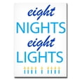 thumbnail image 1 of Ready2HangArt Eight Nights Eight Lights Wrapped Canvas Wall Art, 1 of 6
