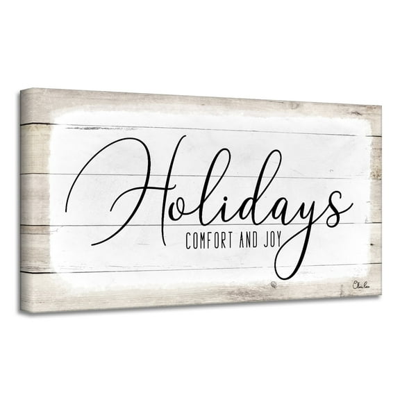Ready2HangArt  'Holidays' Christmas Canvas Wall Art by Olivia Rose 24" W x 12" H