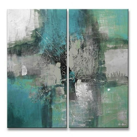 Ready2HangArt Inkd XXXII' 2-Piece Wrapped Canvas Wall Art Set