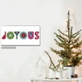 thumbnail image 1 of Ready2HangArt  'Joyous' Wrapped Canvas Christmas Wall Art 36" W X 18" H, 1 of 5