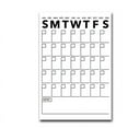 thumbnail image 1 of Ready2HangArt  Modern Dry Erase Monthly Calendar on ArtPlexi 16 In. H X 12 In. W, 1 of 5