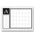 thumbnail image 1 of Ready2HangArt Monogram Monthly Dry Erase Calendar, 1 of 3