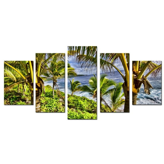 Ready2HangArt 'Overhang' 5-Piece Wrapped Canvas Wall Art Set