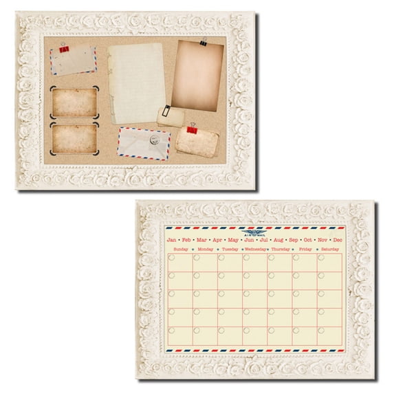 Ready2HangArt Postal Love Letters Acrylic Art Organizer Set