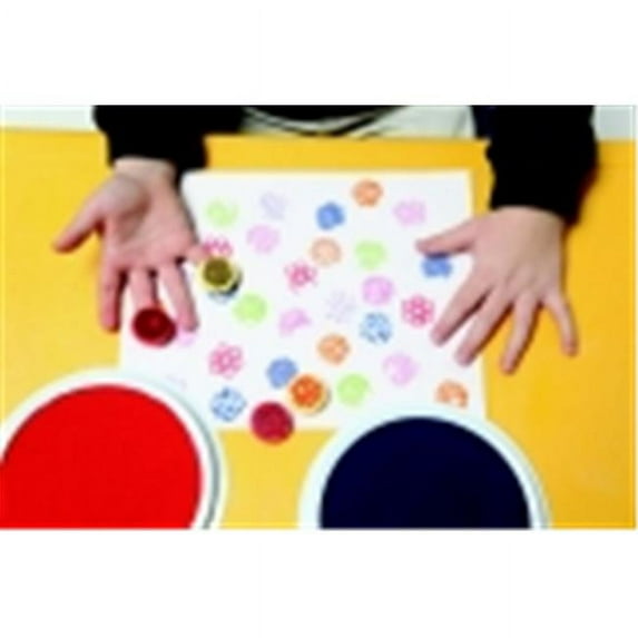 Ready2Learn 1.12 in. Assorted Finger Printer Set, Set - 8
