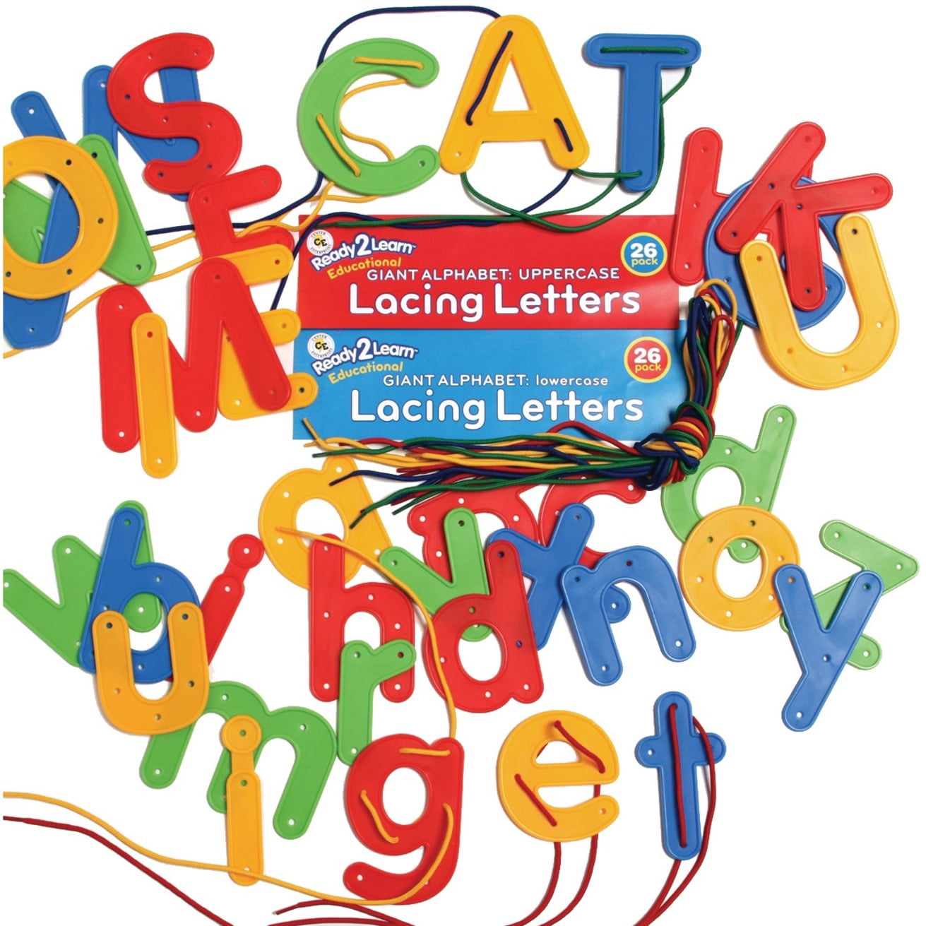 Ready2Learn™ Lacing Letters, Uppercase 34/pk