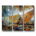 thumbnail image 1 of Ready2HangArt  'Bueno Exchange XXII' 3-Pc Abstract Canvas Art Set, 1 of 4