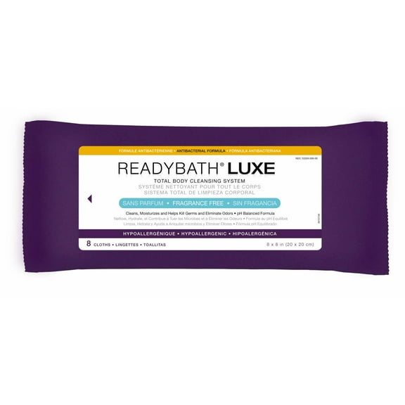 ReadyBath LUXE Total Body Cleansing Heavyweight Washcloths - MSC095101H