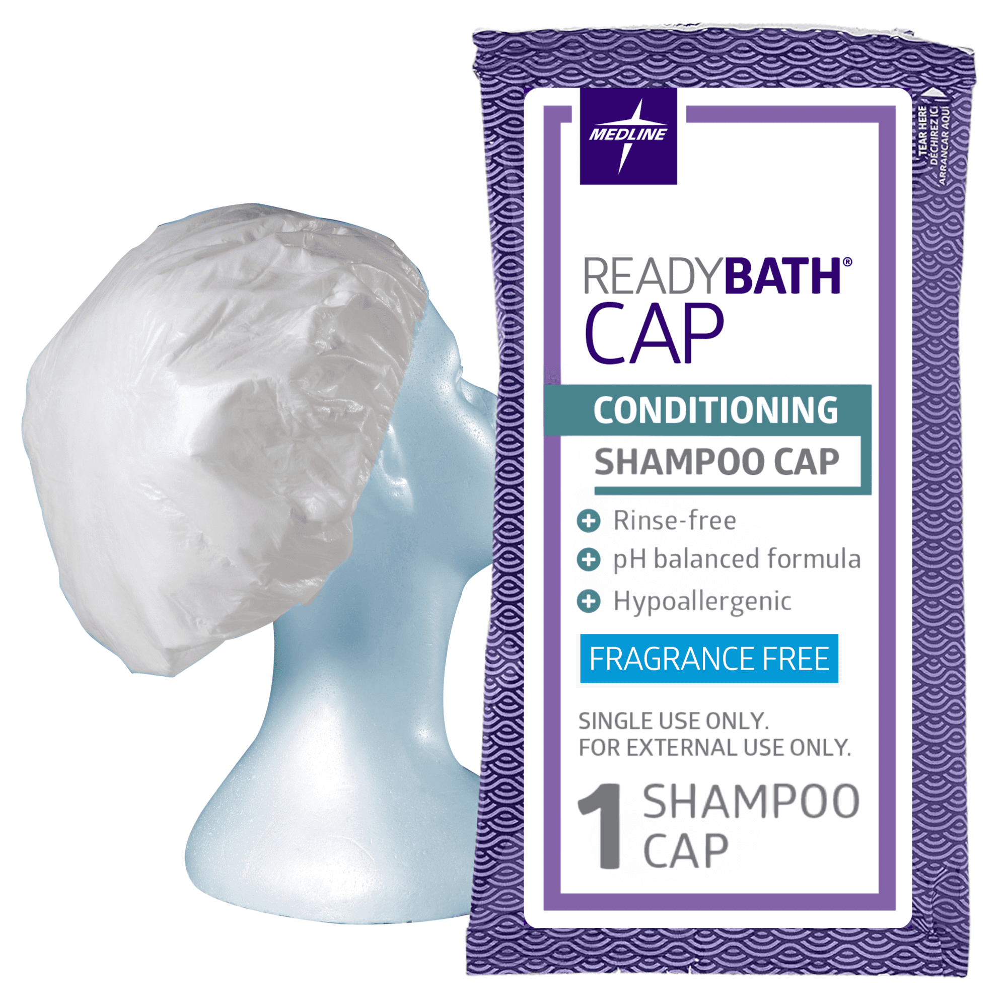 ReadyBath Rinse-Free Shampoo and Conditioning Caps