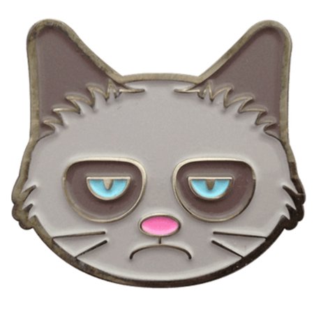 ReadyGolf: Grumpy Cat Ball Marker Hat Clip