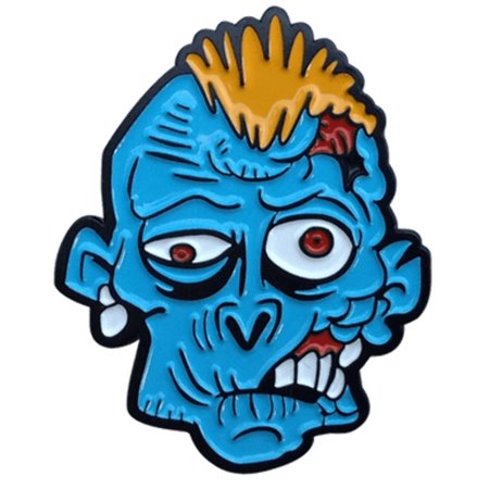 ReadyGolf: Zombie Ball Marker Hat Clip - Blue