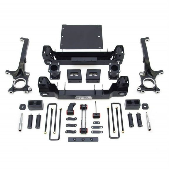 ReadyLift Suspension 15-16 Toyota Tundra 4in Lift Kit w/o Shocks Fits select: 2017 TOYOTA TUNDRA DOUBLE CAB SR/SR5/TRD PRO, 2016 TOYOTA TUNDRA CREWMAX SR5/CREWMAX TRD PRO
