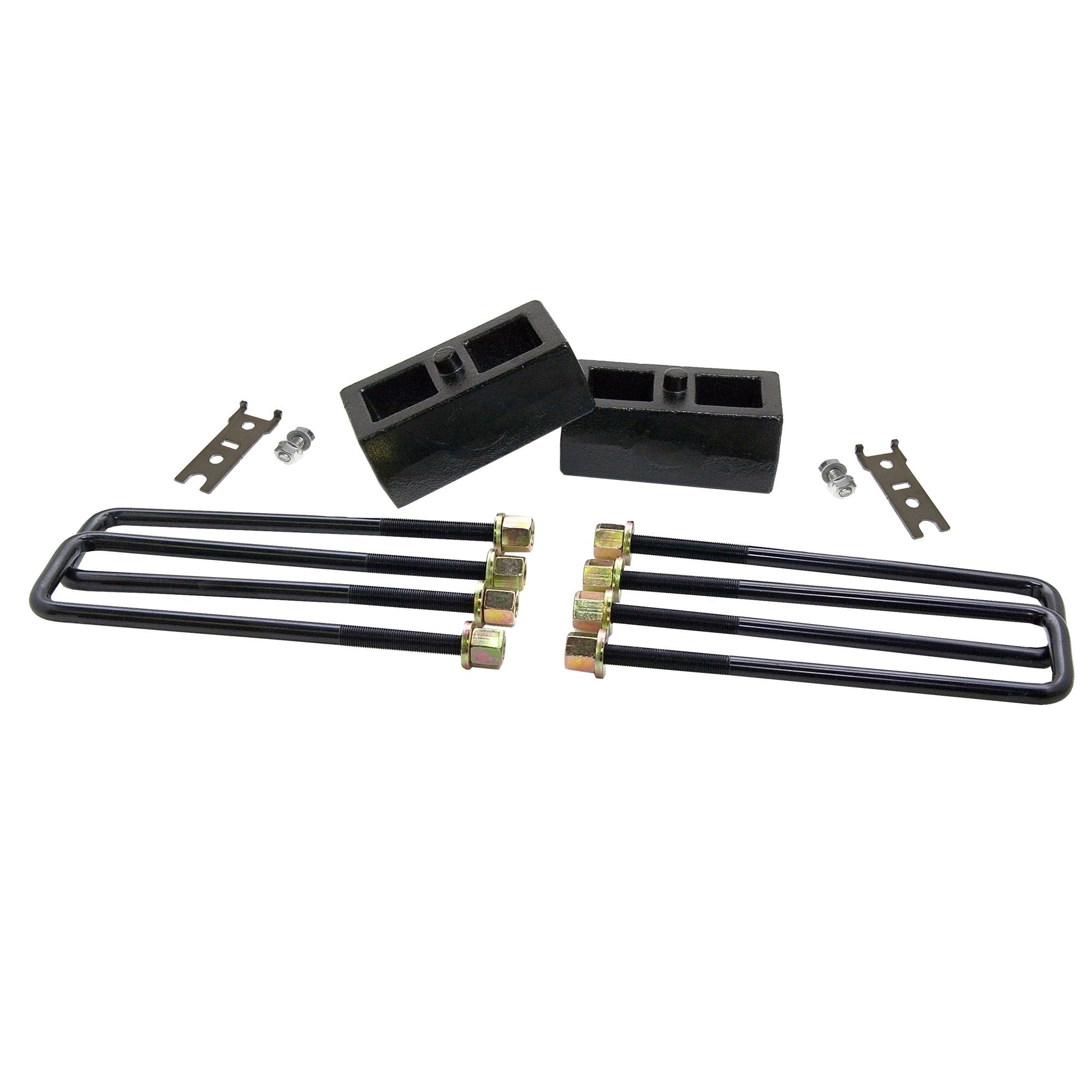 ReadyLift Suspension 95-15 Toyota Tacoma / 99-15 Tundra 2.0in OEM Style Rr Lift Block Kit w/ U-Bolts Fits select: 2013 TOYOTA TACOMA DOUBLE CAB, 2005-2007 TOYOTA TACOMA ACCESS CAB