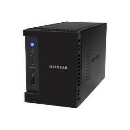 NETGEAR ReadyNAS 312 RN31221E - NAS server - 2 bays - 2 TB - SATA 3Gb/s - HDD 1 TB x 2 - RAID 0, 1, JBOD - RAM 2 GB - Gigabit Ethernet - iSCSI support