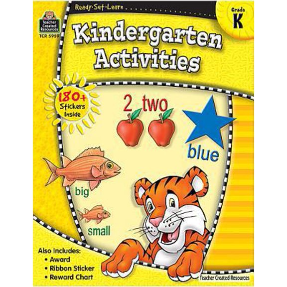 Pre-Owned Ready-Set-Learn: Kindergarten Activities (Paperback) 1420659596 9781420659597
