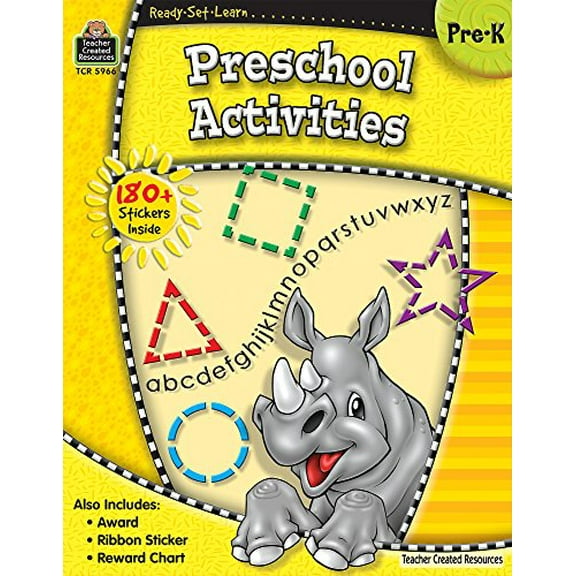 Pre-Owned Ready-Set-Learn: Preschool Activities (Paperback) 1420659669 9781420659665