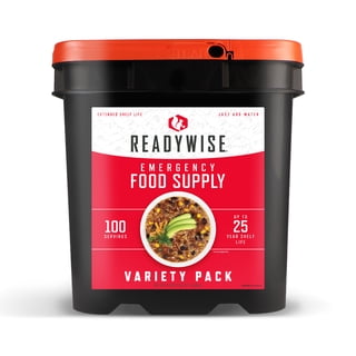 ReadyWise Emergency Food Supply Bucket, 100 Serving