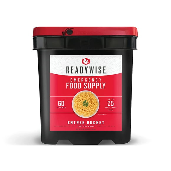 ReadyWise Entree Bucket, 60 Serving, Black