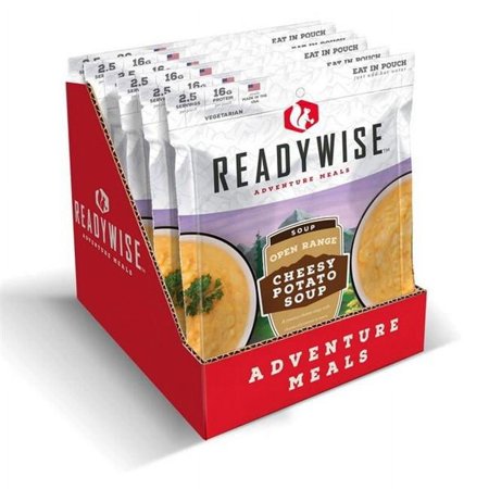 ReadyWise  8 x 11.25 x 9.75 in. Open Range Cheesy Potato Soup - 6 Count