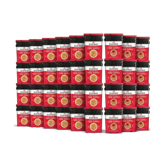 Wise Company ReadyWise Long Term Emergency Food Storage (4,320 Servings) - Black
