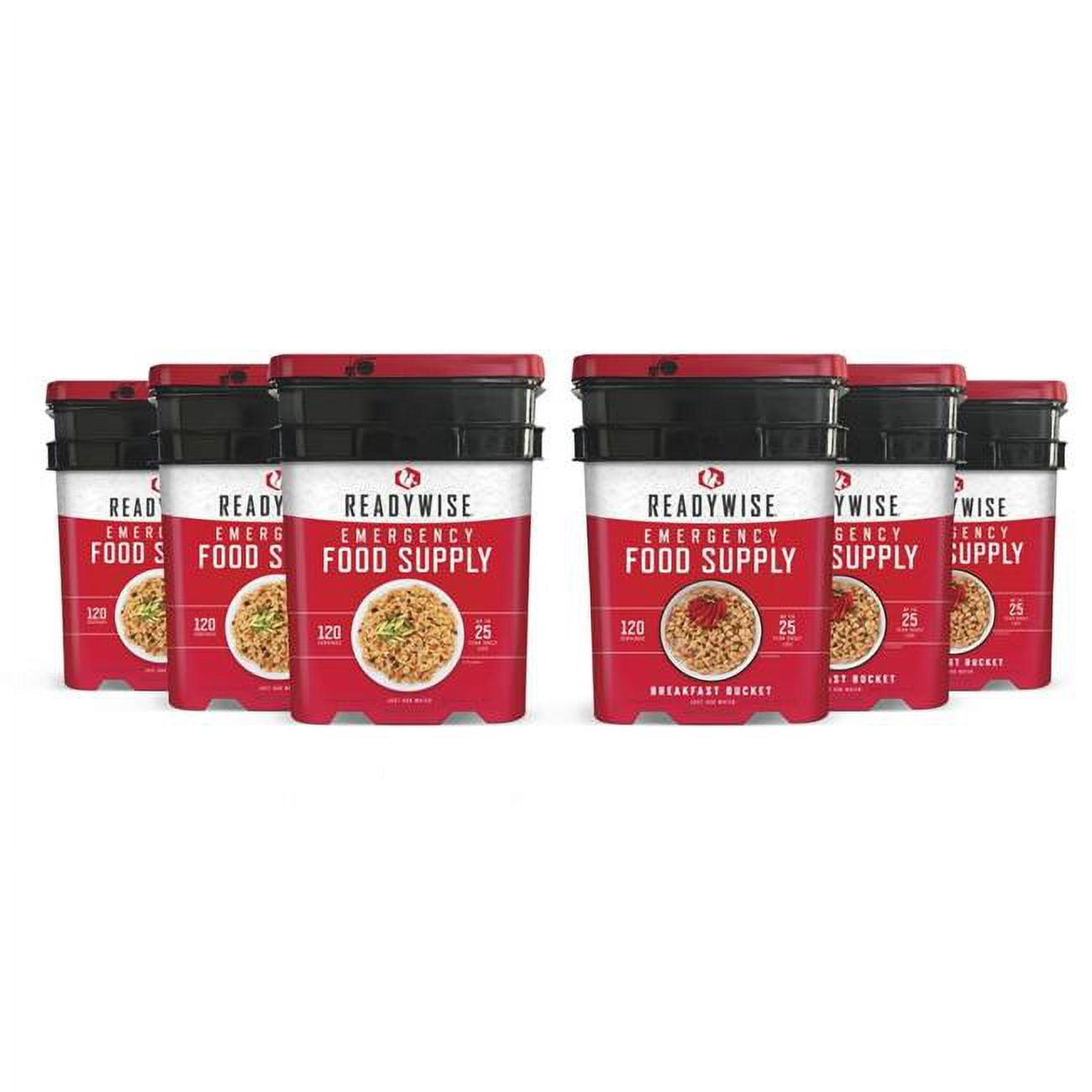 ReadyWise RW40-40720 Freeze Dried Dehydrated 720 Meal Bundle