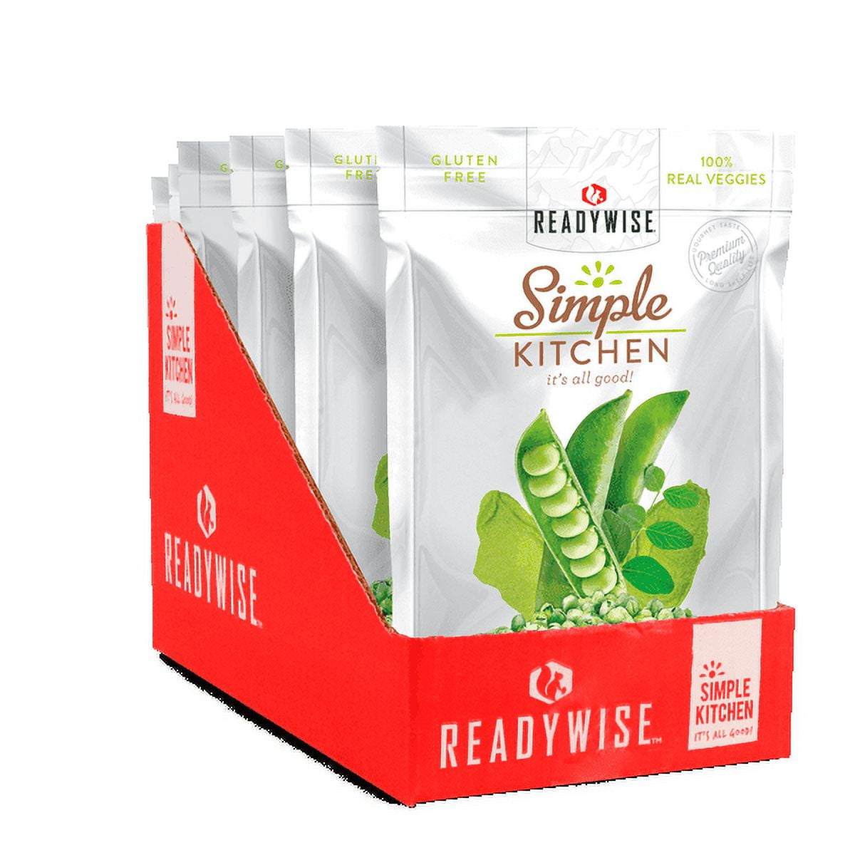 ReadyWise Simple Kitchen FreezeDried Wasabi Peas 1.6 oz Pkg., 6Pack