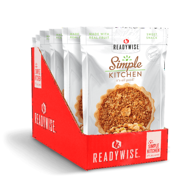 ReadyWise Simple Kitchen Old Fashioned Apple Crisp Snack - 6 Pack, 2 Oz Per Pouch