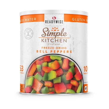 ReadyWise Simple Kitchen Dehydrated Red Green Bell Peppers