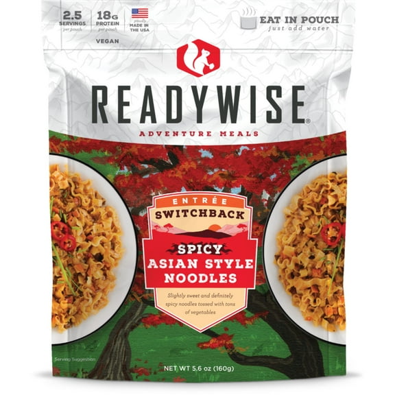 ReadyWise Switchback Spicy Asian Style Noodles 6 Pack