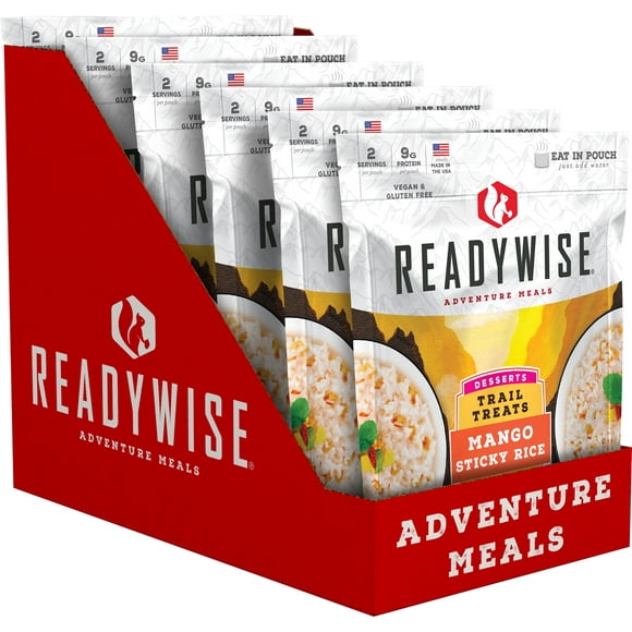 ReadyWise Trail Treats Mango Sticky Rice 6 Pack
