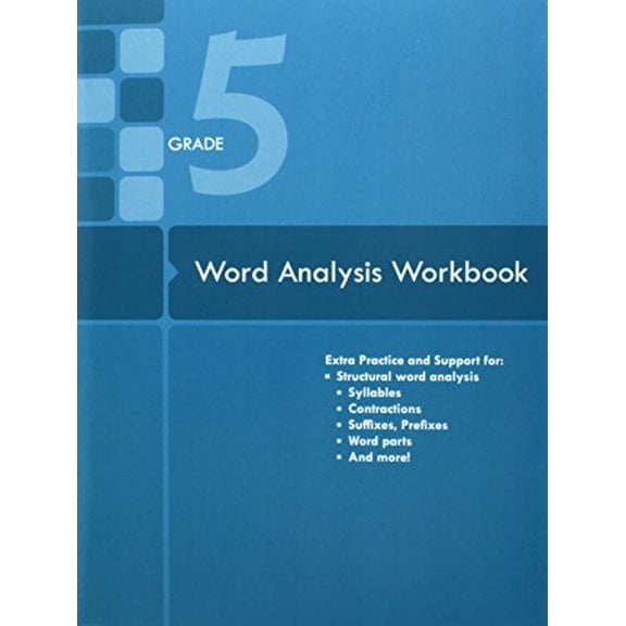 Pre-Owned Readygen 2016 Word Analysis Practice Workbook Grade 5 (Paperback) 0328963062 9780328963065