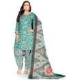 thumbnail image 1 of Readymade Indian Designer Cotton Salwar Kameez Punjabi Designer Dress, 1 of 5