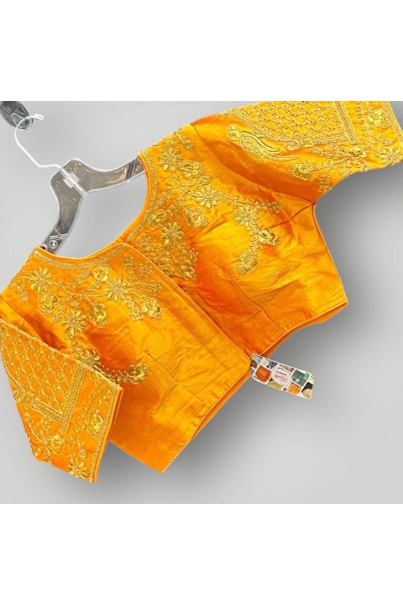 Readymade blouse : mango yellow
