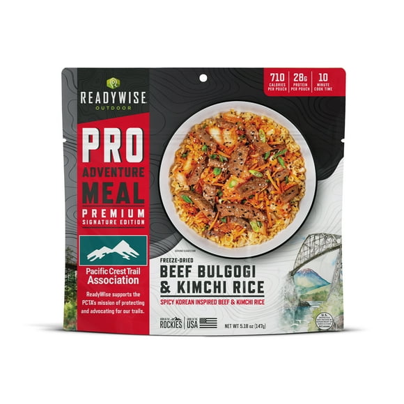 Readywise Outdoor Pro Adventure Meal Beef Bulgogi & Kimchi Rice