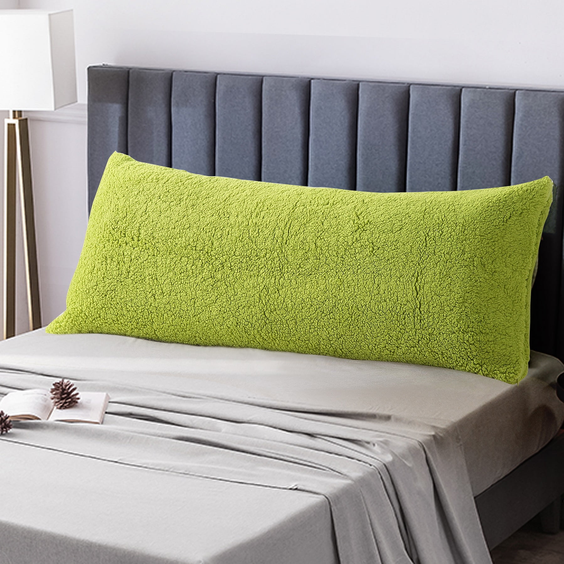 Reafort Ultra Soft Sherpa Body Pillow Cover/Case with Zipper Closure 21