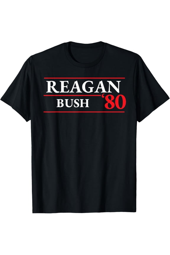 Reagan Bush 1980 Presidential Election T-Shirt