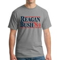 thumbnail image 1 of Reagan Bush 1984 Republican Presidential Election GOP T-Shirt Distressed Sport Gray XL, 1 of 4