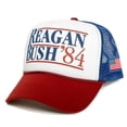 thumbnail image 1 of Reagan Bush 84 Hat Custom USA Flag Unisex Adult Cap Royal/Red, 1 of 3