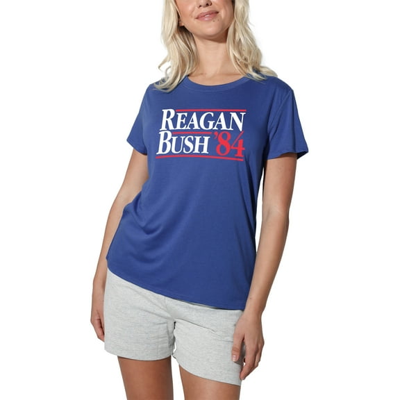 Reagan Bush 84 Women's Loose Fit Graphic T-Shirt – Casual Short Sleeve