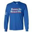 thumbnail image 1 of Reagan Bush Presidency Raised On Reagan Political Mens Long Sleeve T-shirt-Royal-4xl, 1 of 4